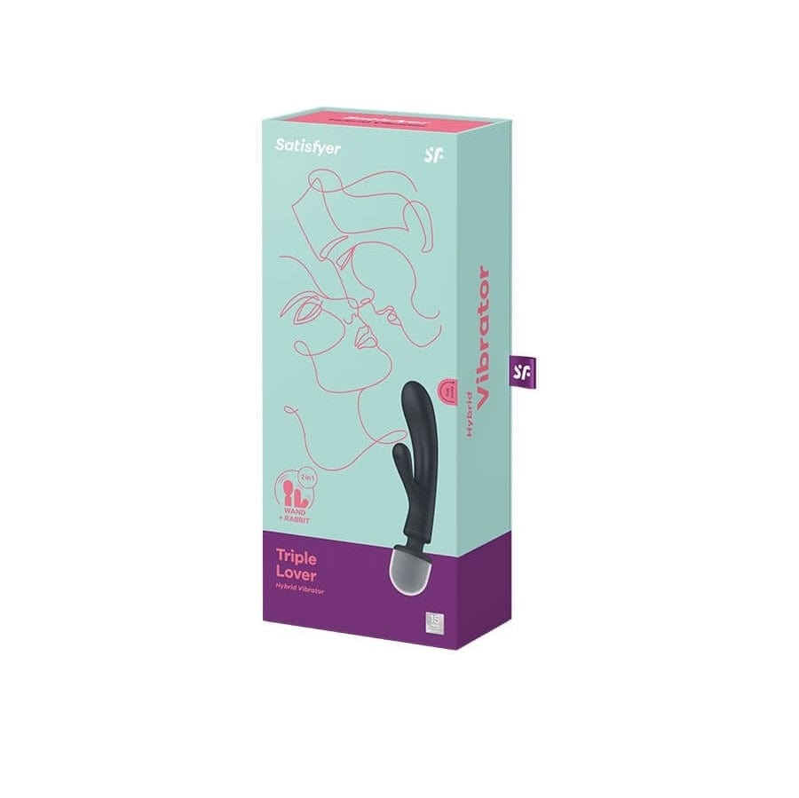Satisfyer Premium Triple Function Lover's Pink Adult Vibrator for Ultimate Pleasure