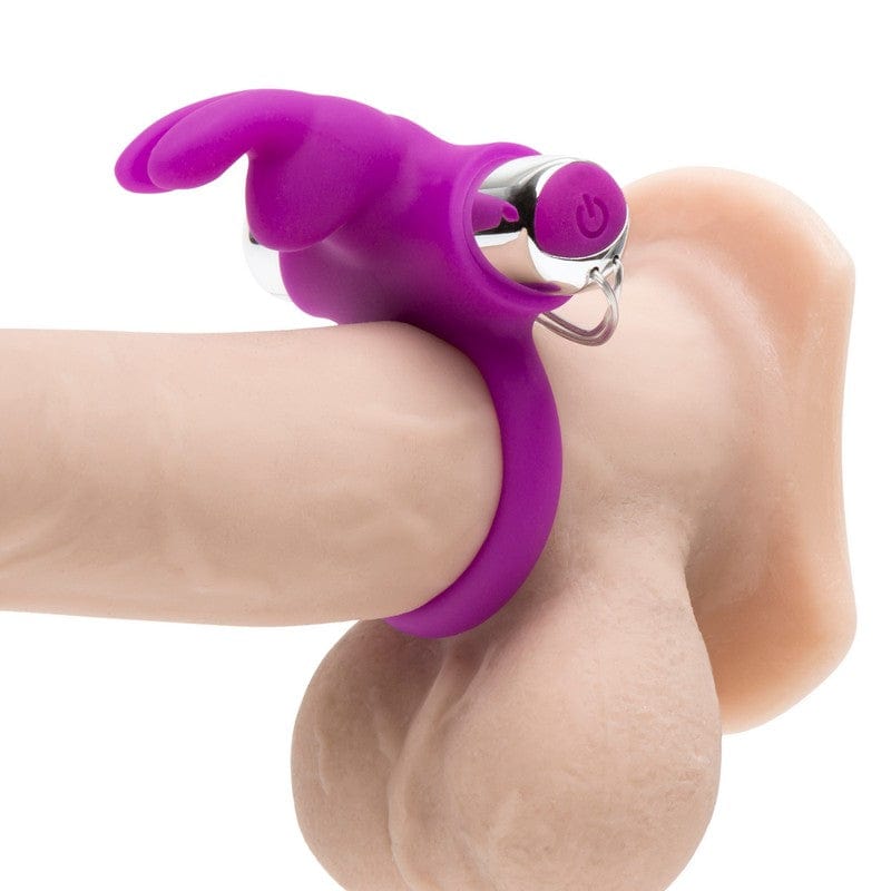 Happy Rabbit Rechargeable Remote-Controlled Silicone Cock Ring with Bunny Ears