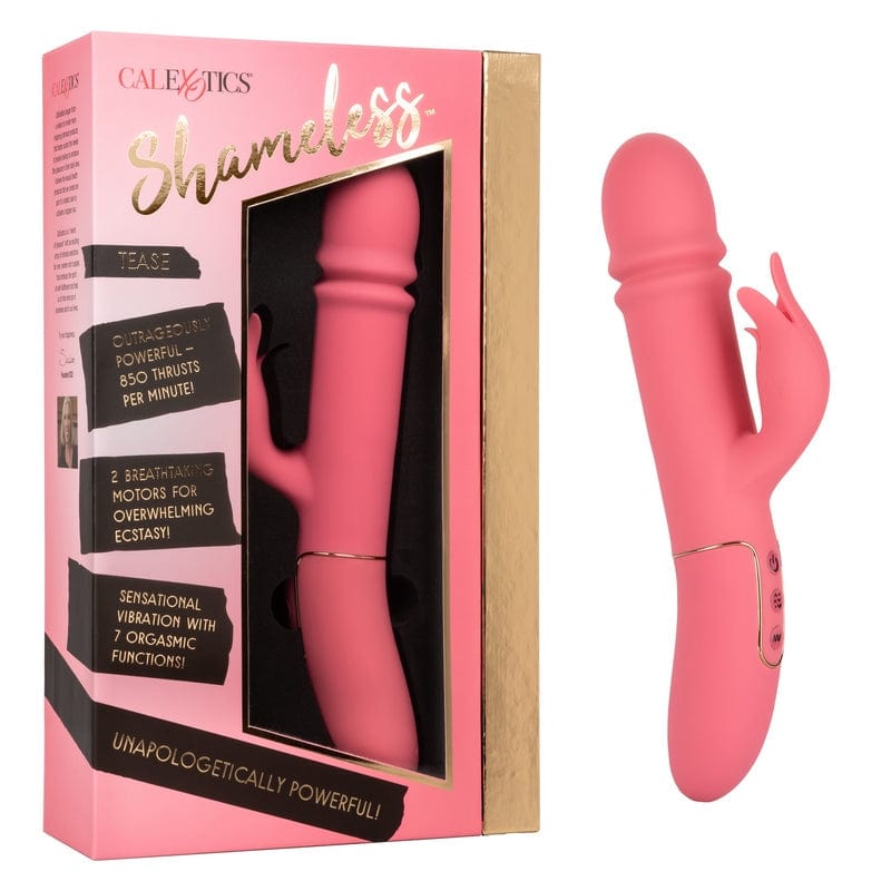 Calexotics Shamelessly Teasing Rabbit Style Thrusting Vibrator for Ultimate Pleasure