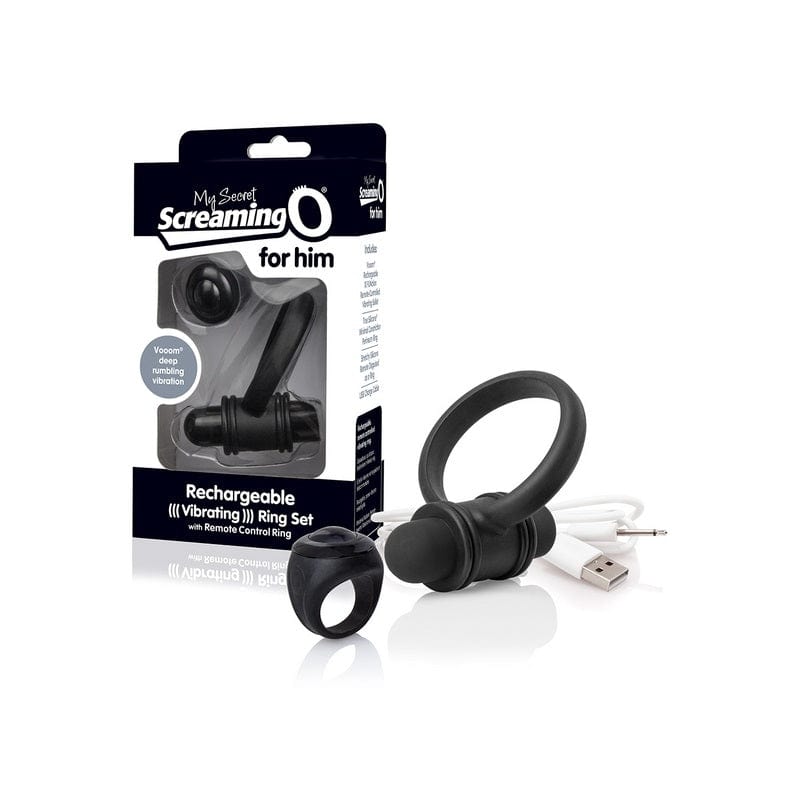 Screaming O Rechargeable Bullet and Discreet Ring Vibe for Men