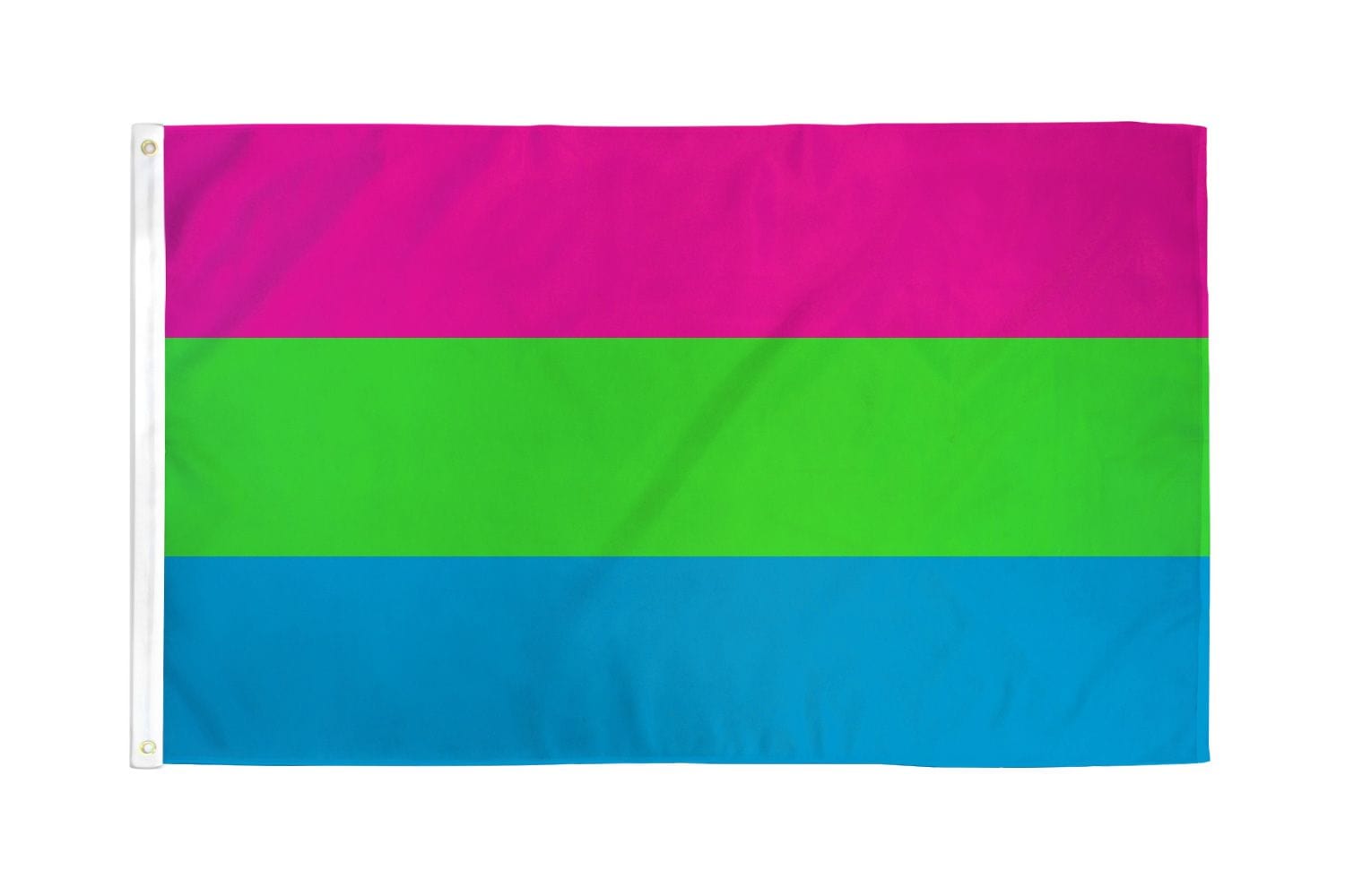 High - Quality 3' x 5' Polysexual Pride Flag Imported by Flags Importer