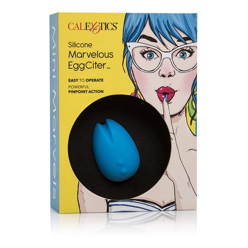 Calexotics Mini Marvels Silicone Egg-shaped Rechargeable Pleasure Stimulator