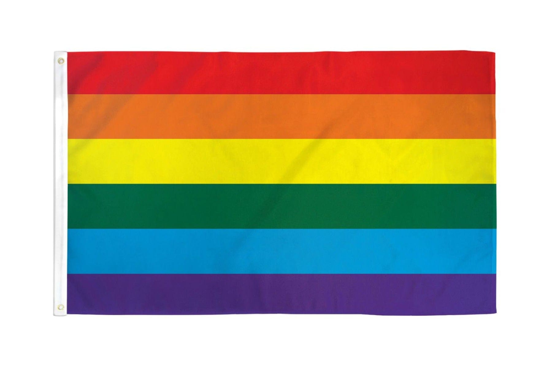 4' x 6' High - quality Waterproof Rainbow Pride Flag by Flags Importer