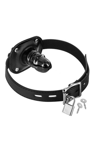 Fetish Tentation Realistic Small Penis-Shaped Internal Dildo Gag for BDSM Play