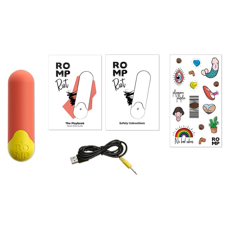 Romp Riot Compact Bullet-Style Personal Vibrator for Intense Clitoral Stimulation