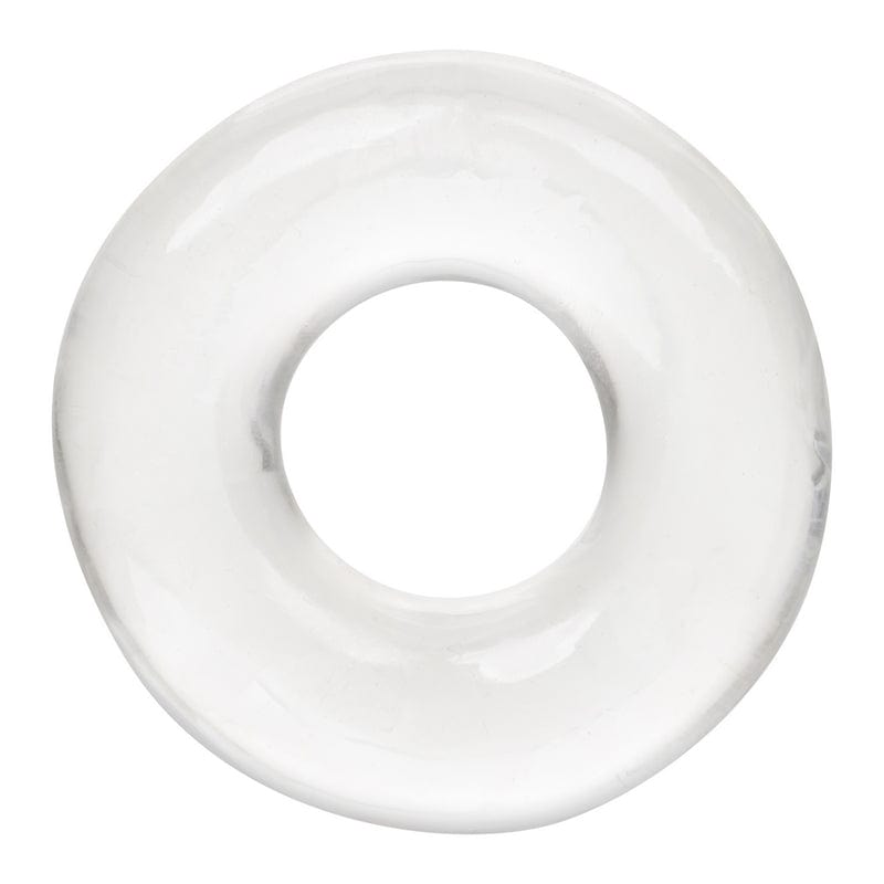 Calexotics Extra-Large Clear Ring in Foil Pack for Optimal Pleasure