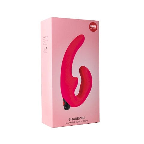 German-Made Fun Factory ShareVibe Rechargeable Double Dildo for Couples' Intimacy
