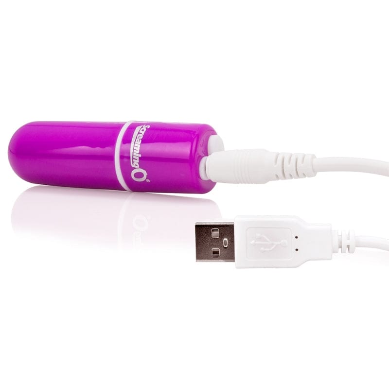 Screaming O Rechargeable Charged Vooom Bullet Vibrator with 10 Functions