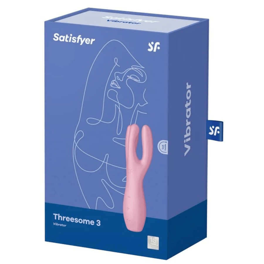 Innovative Satisfyer Threesome 3 Female Adult Vibrator for Enhanced Intimate Pleasure