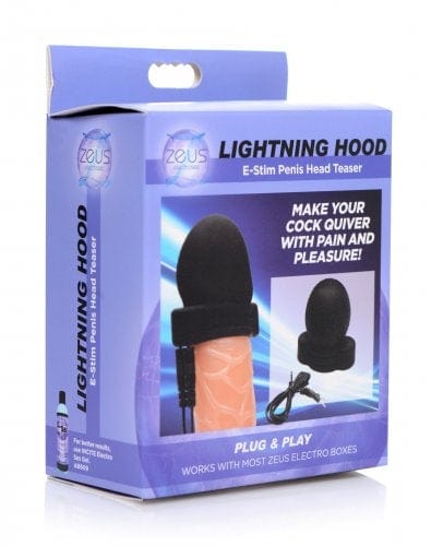 Zeus Lightning Silicone E - stim Penis Head Teaser for Intense Sensations