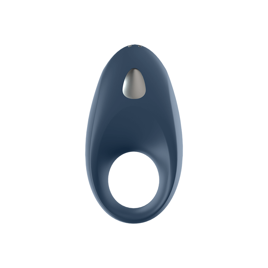 Satisfyer Mighty One Blue Ring Vibrator with App - Controlled Pleasure
