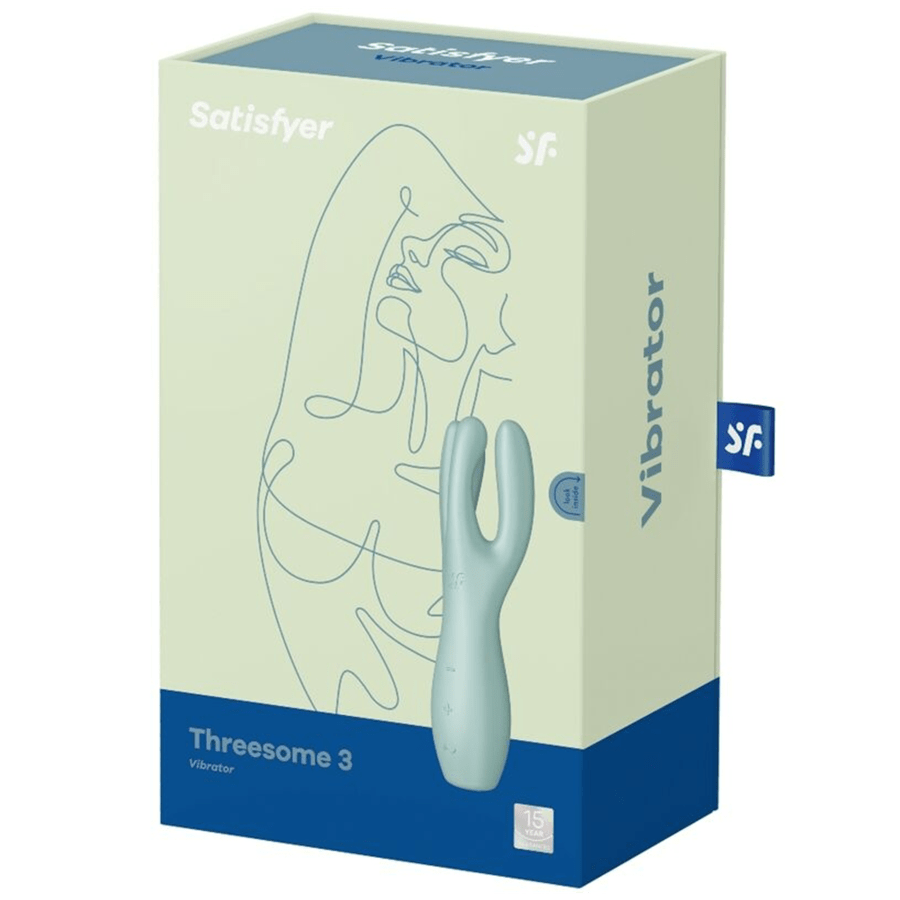 Innovative Satisfyer Threesome 3 Female Adult Vibrator for Enhanced Intimate Pleasure