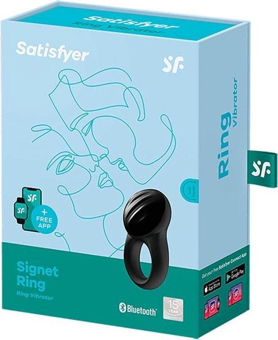 Satisfyer Premium Signet Cock Ring with 10 Vibration Modes and App Control