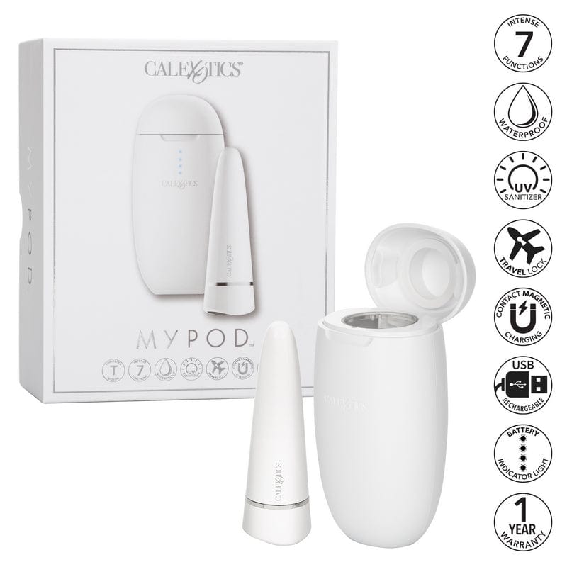 Calexotics White My Pod Personal Pleasure Massager