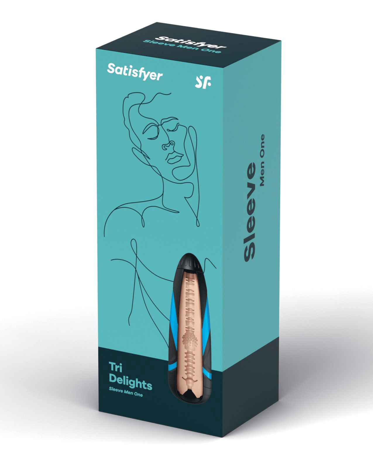 Satisfyer Men's Super-Soft Tri - Delight Stimulating Sleeve
