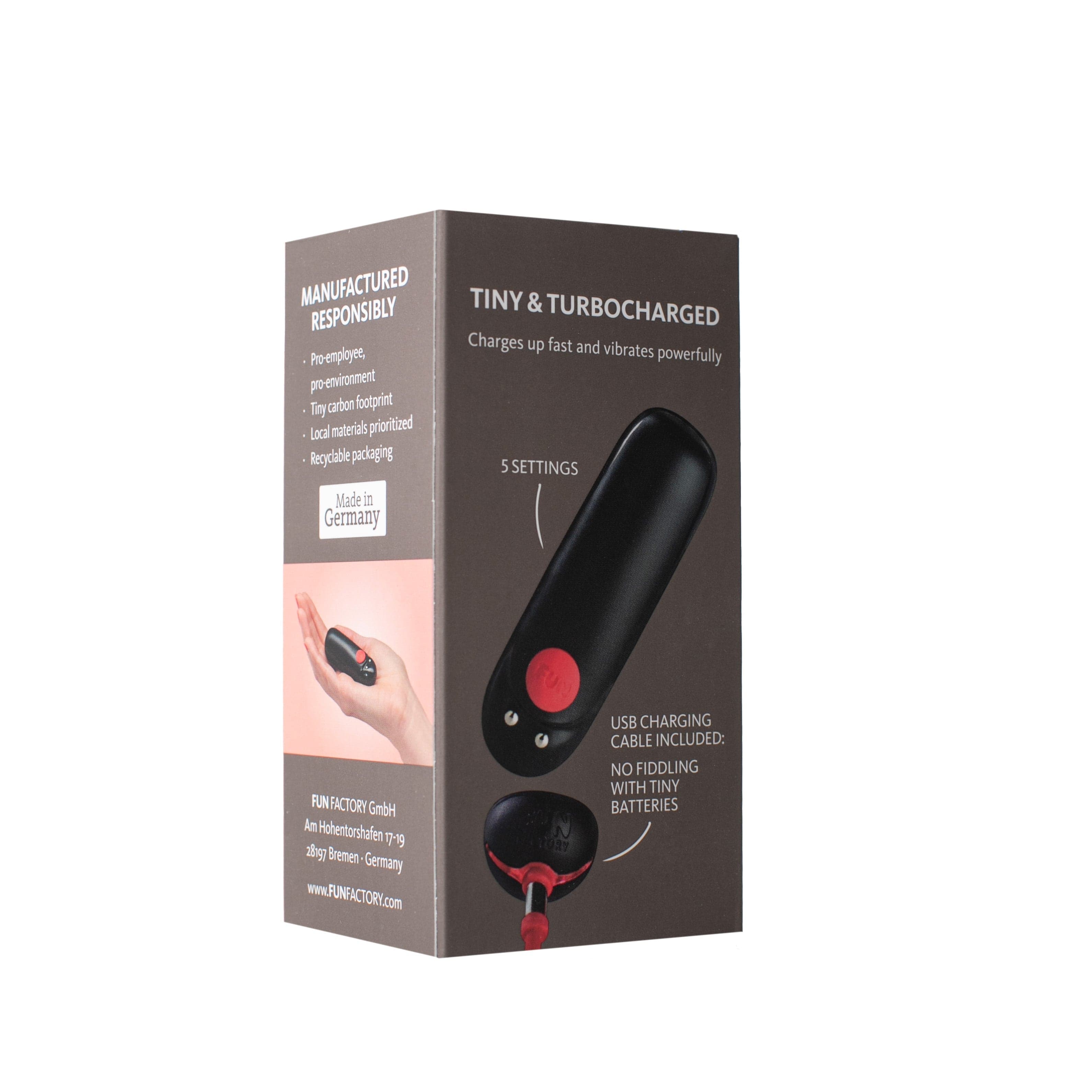 Fun Factory Vibrating Massage Bullet - Ideal for External Stimulation