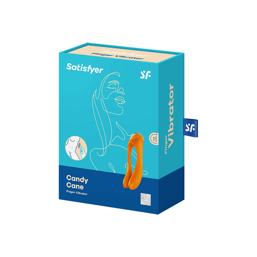 Satisfyer Finger-Style Candy Cane Vibrator for Intimate Pleasure