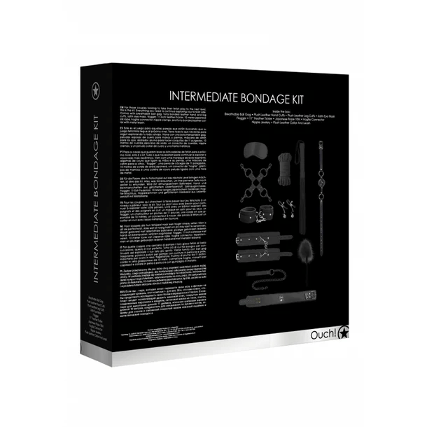 Enhanced Shots Ouch! Intermediate Bondage Kit for Couples' Sensual Play