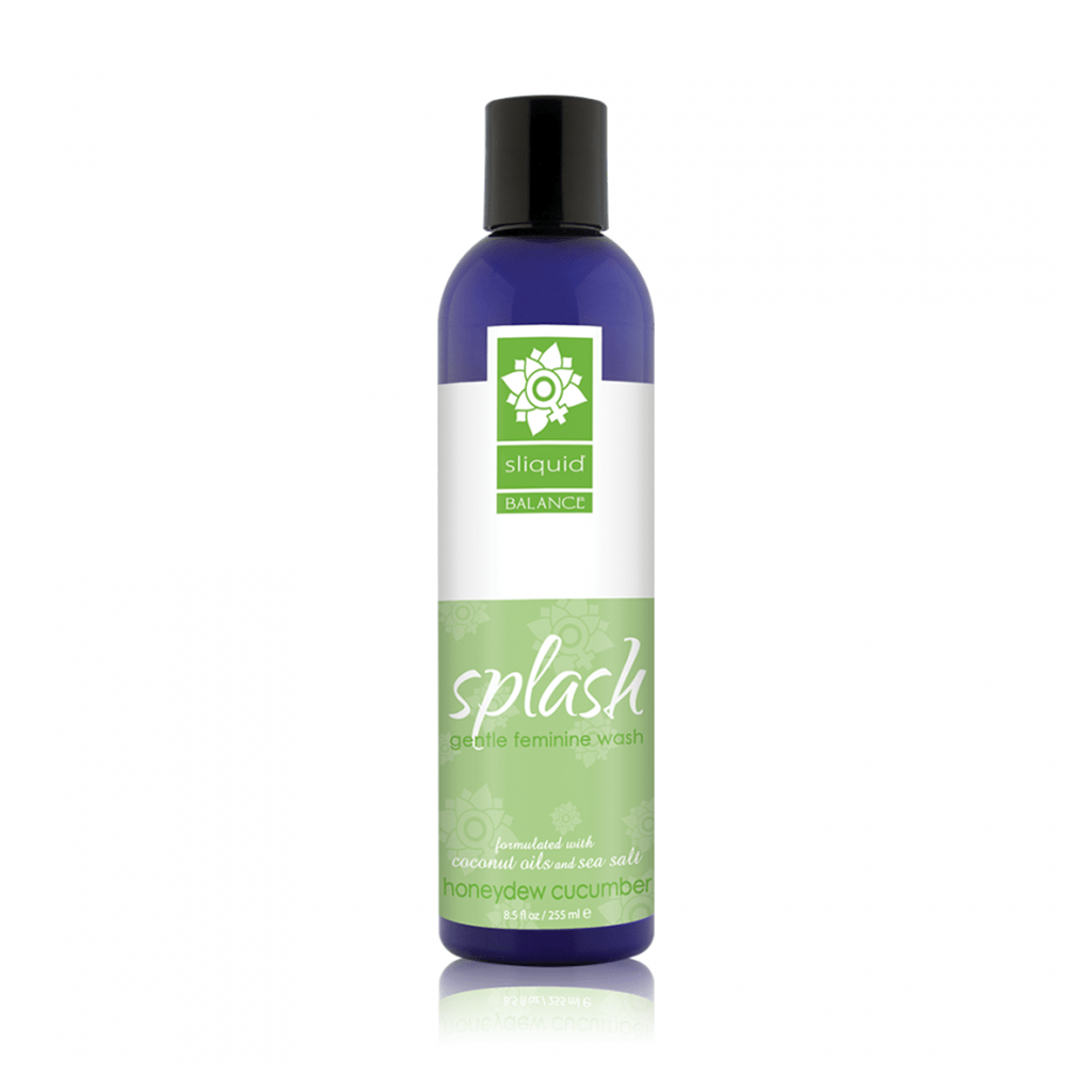 Sliquid Splash Natural Feminine Wash with Honeydew and Cucumber Scent