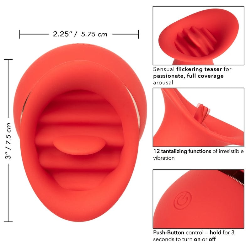 Calexotics French Kiss Charmer - A Compact and Powerful Sensual Stimulation Massager