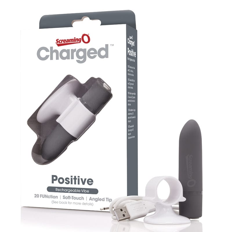 Screaming O Charged Waterproof Rechargeable Positive Vibe Massager for Enhanced Pleasure