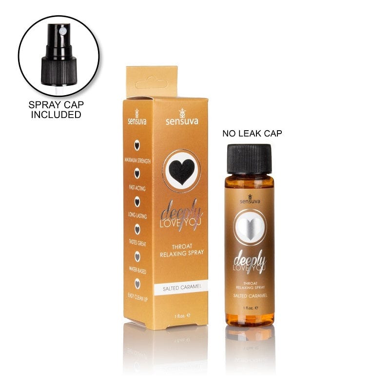Sensuva Salted Caramel Throat Relaxing Spray for Deep Love