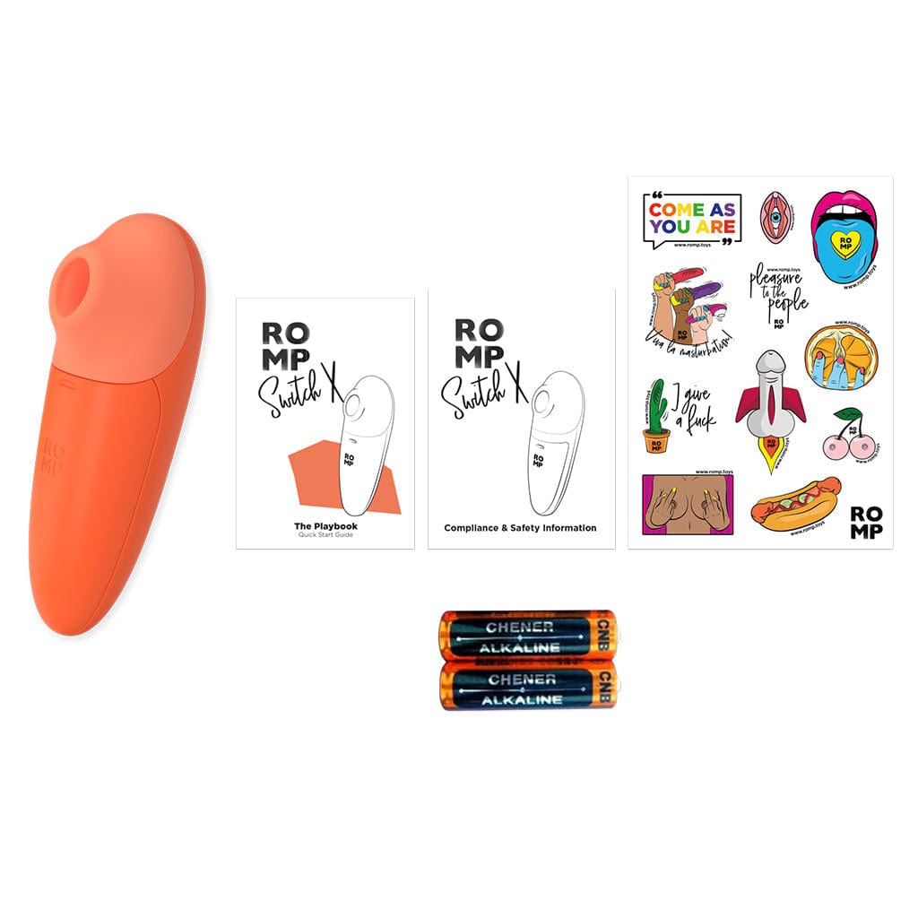 Romp Switch X: Compact Clitoral Stimulator with 6 Intensity Levels