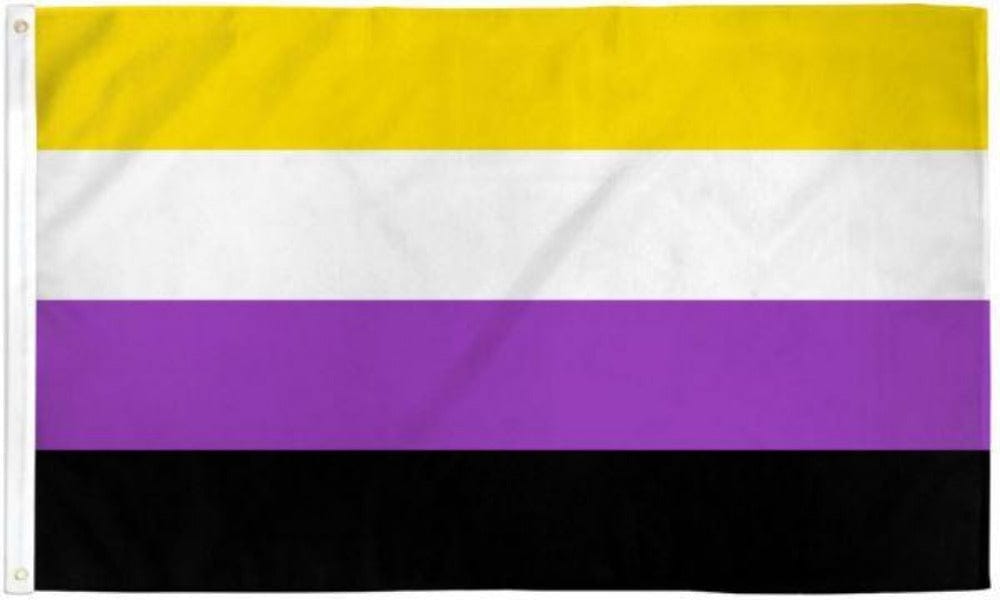 3' x 5' Durable Polyester Non-Binary Pride Flag by Flags Importer