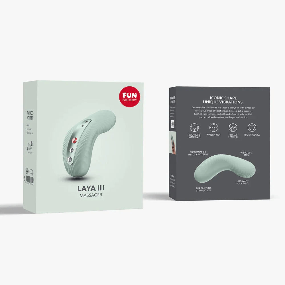 Fun Factory Laya III: The Adaptable Lay - On Vibrator for Intense Pleasure