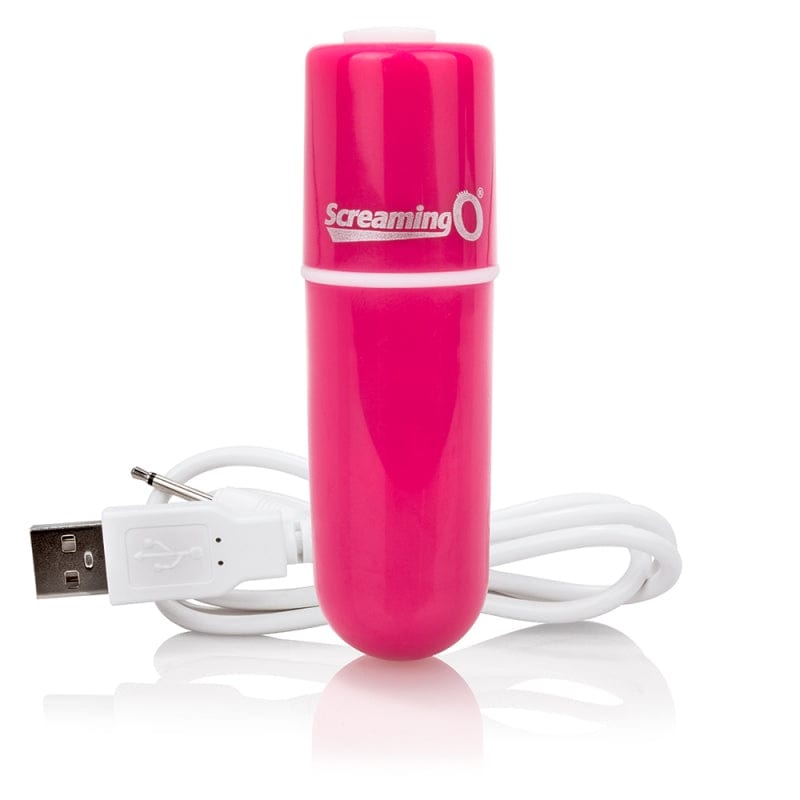 Screaming O Rechargeable Charged Vooom Bullet Vibrator with 10 Functions