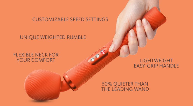 Fun Factory Vim Premium Weighted Rumble Wand Massager for Ultimate Pleasure and Relaxation
