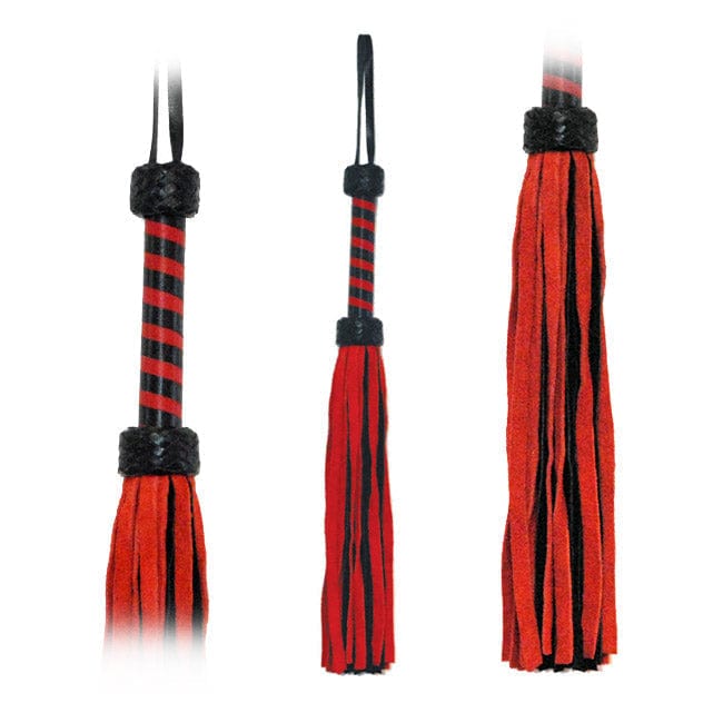 18-Inch Fetish Suede Flogger for Intermediate BDSM Enthusiasts