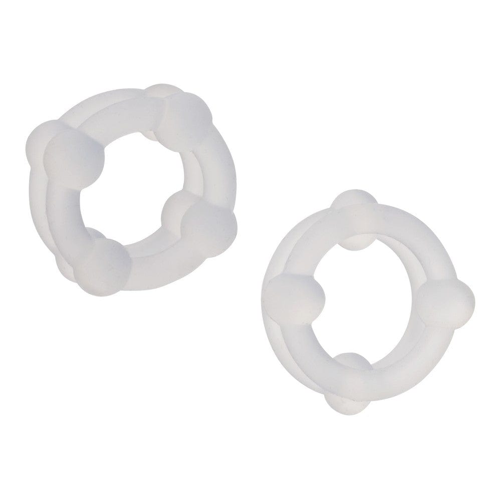 Calexotics Alpha Ultra - Smooth Liquid Silicone Dual - Stacking Pleasure Enhancers