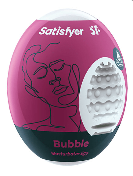 Satisfyer Male Masturbator Egg with Bubble Design for Unmatched Pleasure