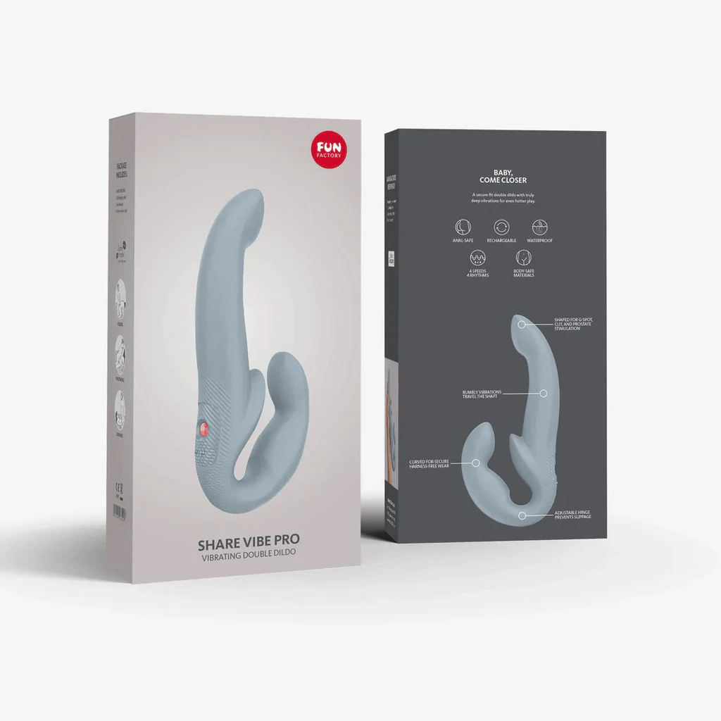 Fun Factory Premium Double Rechargeable Share Vibe Pro for Intense Pleasure