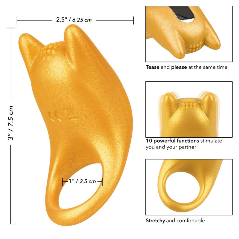 Calexotics Naughty Bits Super Stimulating Vibrating Cock Ring with 10 Functions