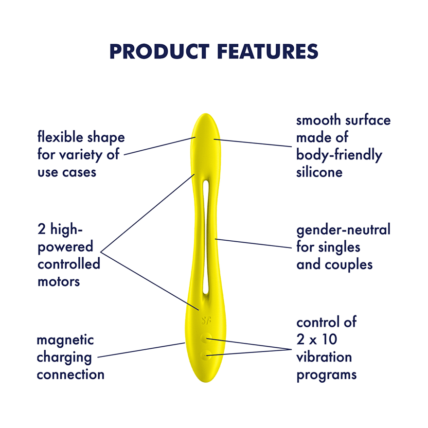Satisfyer Elastic Multi-Function Pleasure Vibrator for Diverse Sexual Experiences