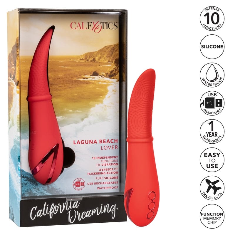 CalExotics California Dreaming Laguna Beach Lover Luxury Tongue-Like Vibrator for Intense Pleasure