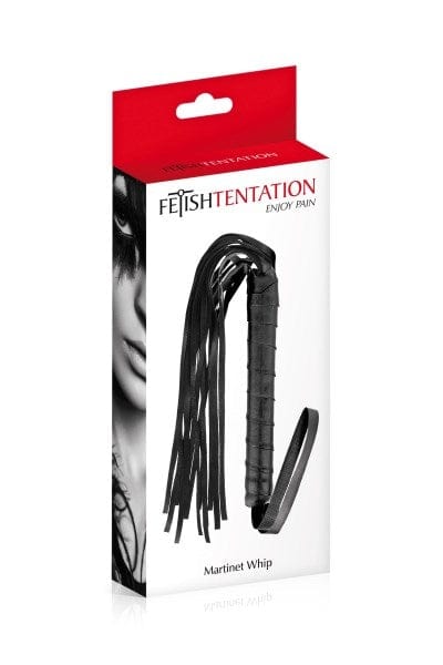 Exquisite Fetish Tentation Martinet Whip - An Essential Imitation Leather BDSM Whip