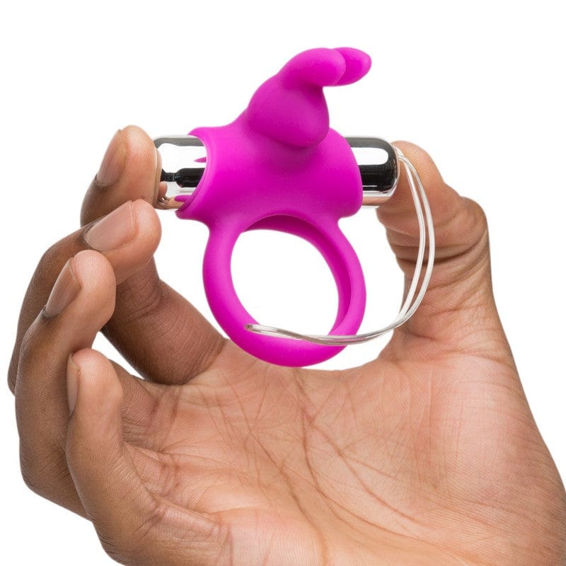 Happy Rabbit Rechargeable Remote-Controlled Silicone Cock Ring with Bunny Ears