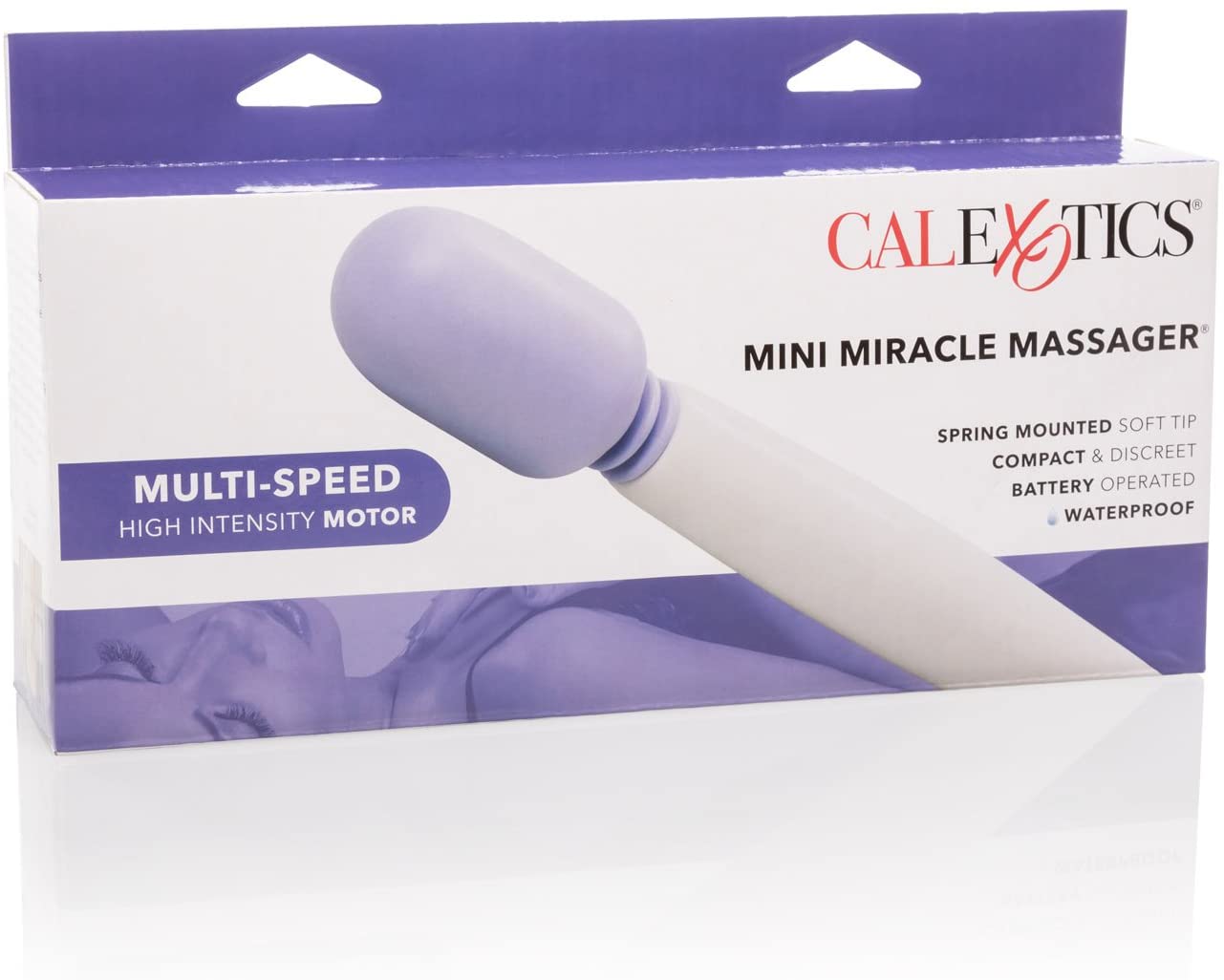 Calexotics Compact Mini Miracle Massager Wand with Multi - speed