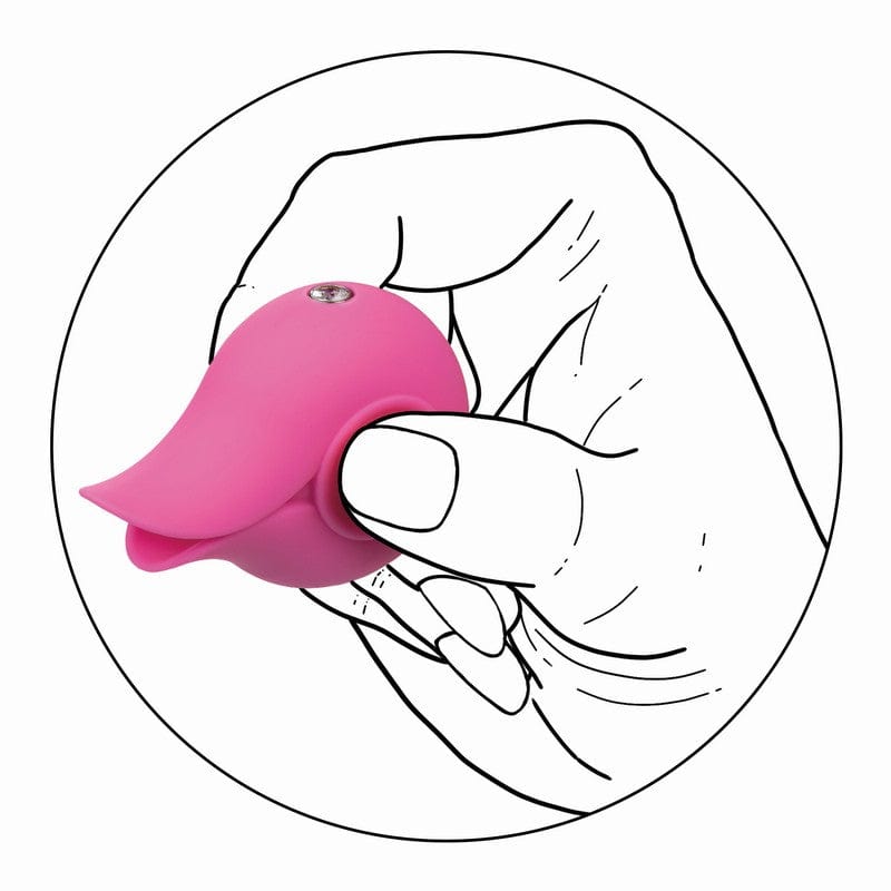 Calexotics LuvMor Kisses Curved Vibration Massager with 10-Speed Settings