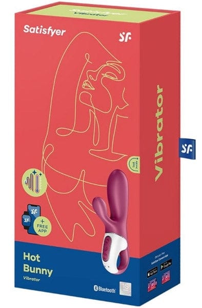 Satisfyer Luxury Crimson Hot Bunny Vibrator with 12 Preset Programs