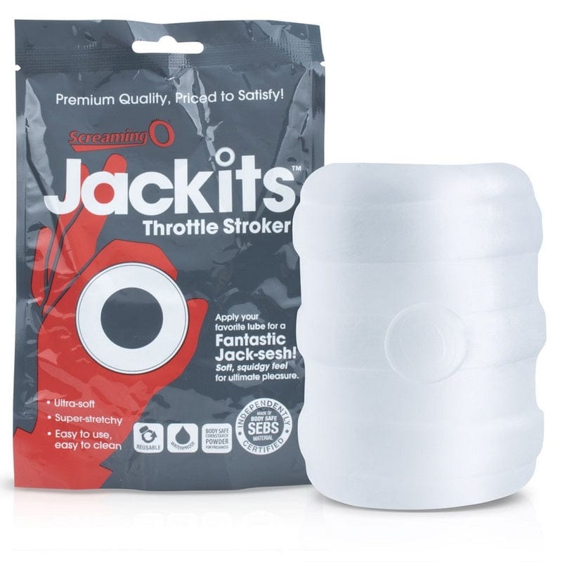 Screaming O Jackits Ultra-Soft and Super-Stretchy Male Masturbation Throttle Stroker