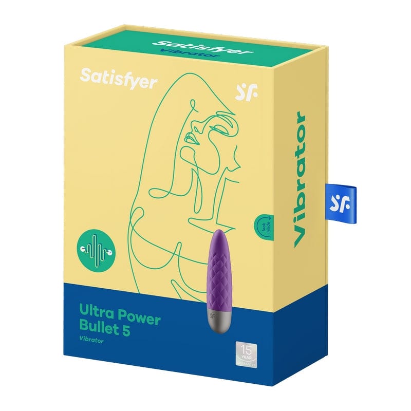Satisfyer Ultra-Power Bullet 5 Mini Vibrator with 5 Speeds and 7 Patterns