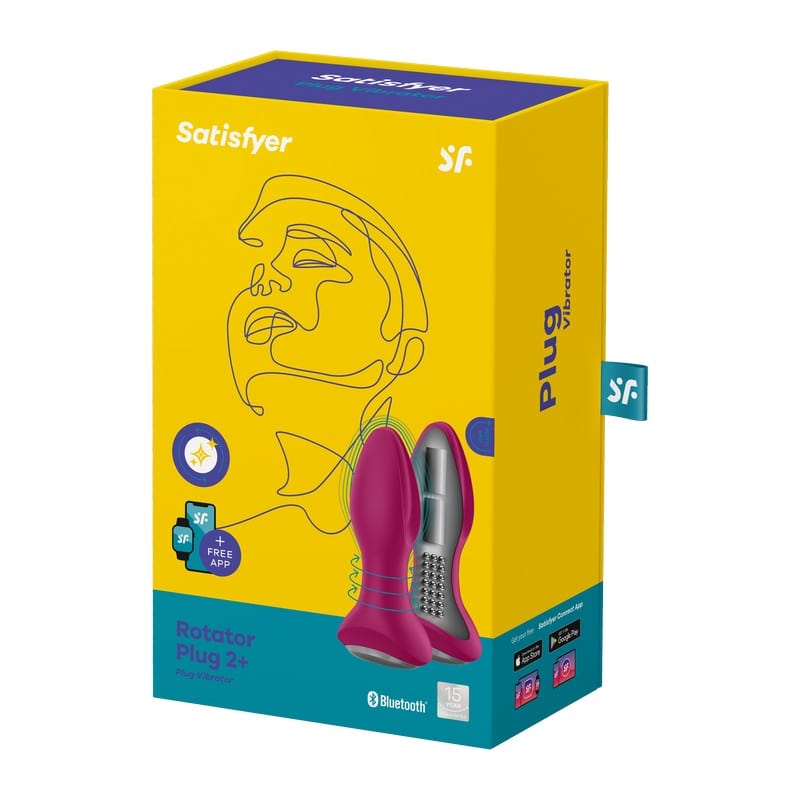 Satisfyer 2+ Rotator Anal Pleasure Plug - Unisex Adult Toy