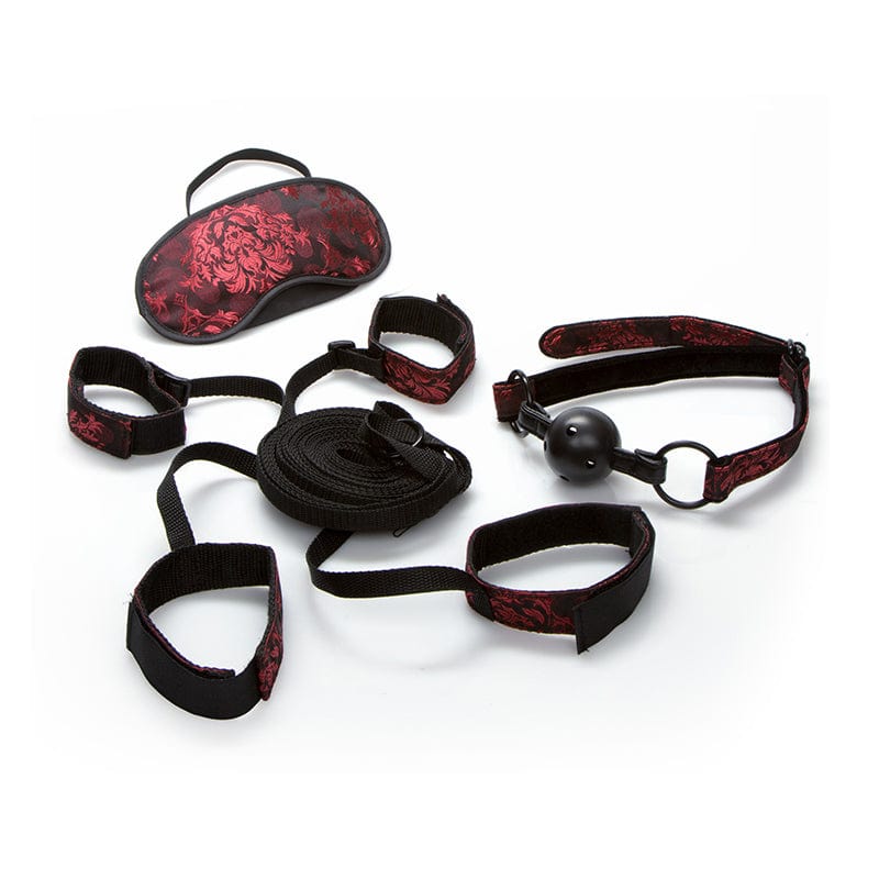 Calexotics Cross Scandal Adult Bed Restraint Kit with Adjustable Features