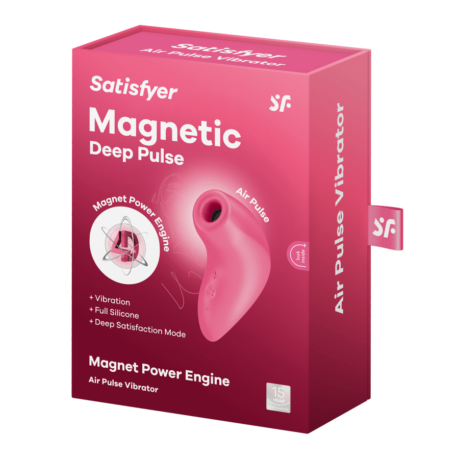 Satisfyer Clitoral Air Pulse Vibrator with Magnetic Deep Pulse Technology