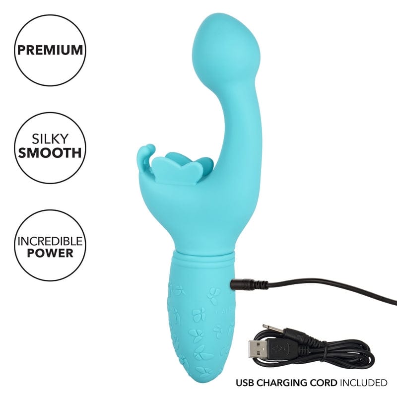Calexotics Rechargeable Butterfly Kiss Vibrator - An Ideal Adult Toy for Women's Intimate Pleasure
