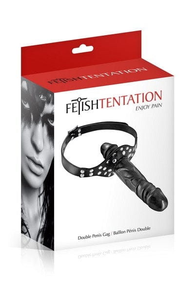 Fetish Tentation Adult Double Penis Oral Gag for Intense Experiences